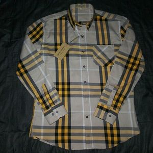 Burberry button up. Please read description